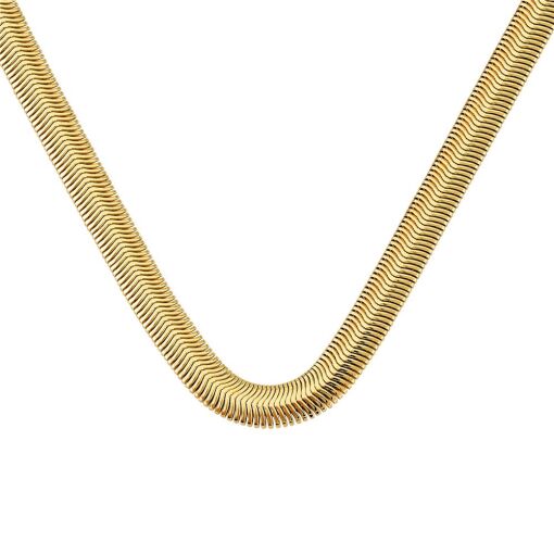 COR RABO RATO CHATA 6MM FOLHEADO A OURO 18K