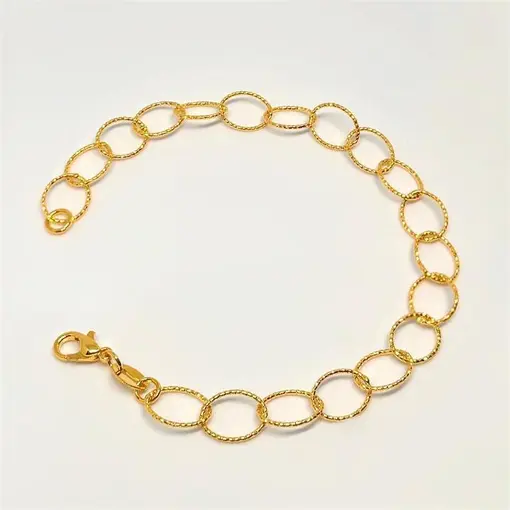 PUL ELOS REDONDOS  FOLHEADO A OURO 18K