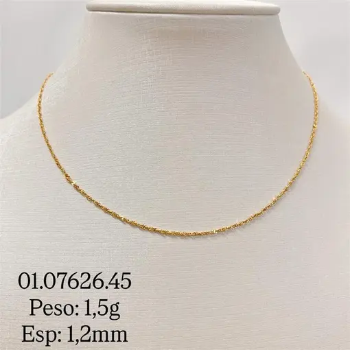 FOLHEADO A OURO 18K