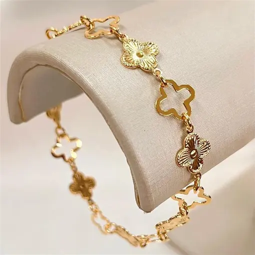 PUL TREVINHOS BORDAS LISAS/BOLINHAS  FOLHEADO A OURO 18K