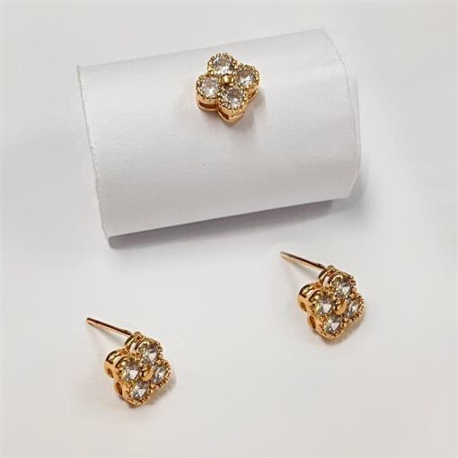 BR TREVINHO CRAVEJADO  FOLHEADO A OURO 18K