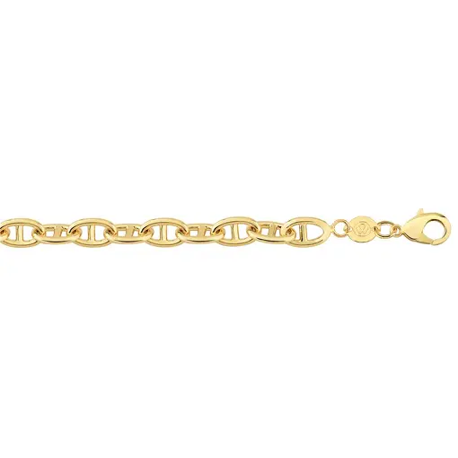 CORRENTE GUCCI 6MM FOLHEADO A OURO 18K
