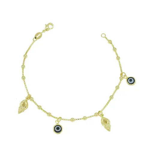 PULSEIRA  FOLHEADO A PRATA