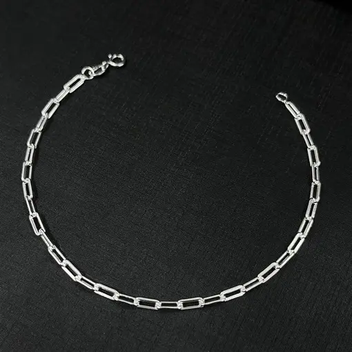 COR CARTIER C/ ELOS LARGOS DE 1MM PRATA 925