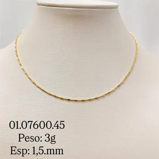 FOLHEADO A OURO 18K
