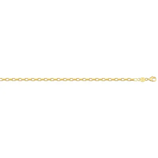 CORR CARTIE ELO 5.2MM  FOLHEADO A OURO 18K