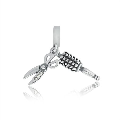 BERLOQUE MOMENTS ESCOVA CABELO E TESOURA 1,5G  PRATA 925