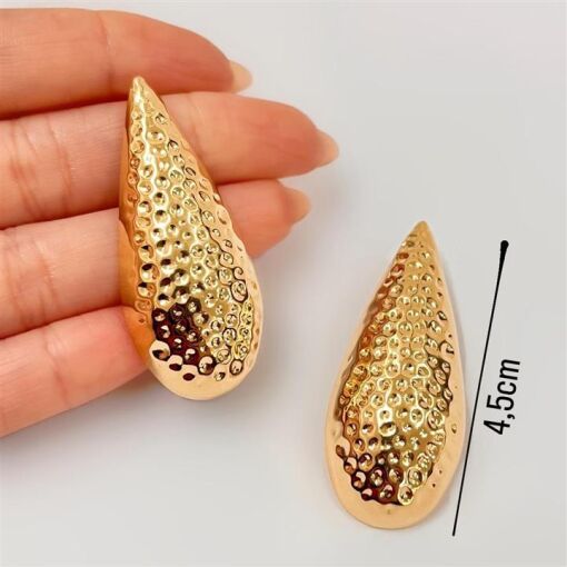 BR GOTA GRANDE FOLHEADO A OURO 18K