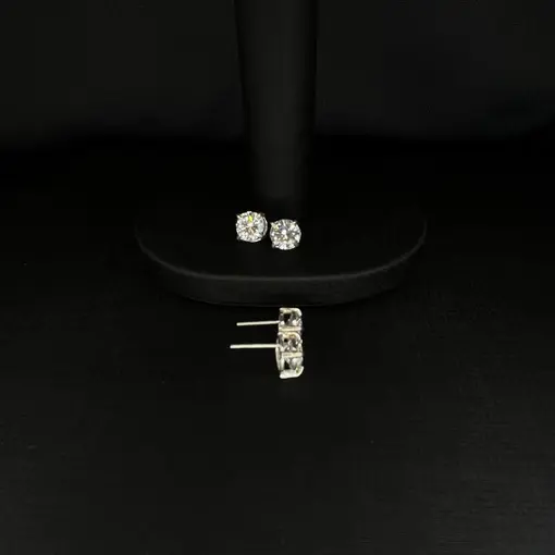 BRINCO PONTO DE LUZ REDONDO PRATA 925