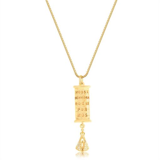 COLAR FOLHEADO A OURO 18K