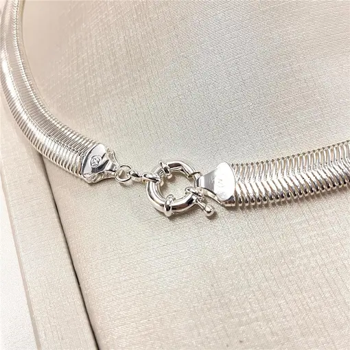 GARGANTILHA FOLHEADO A PRATA