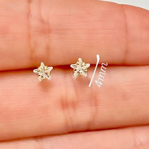 BR ESTRELINHA  FOLHEADO A OURO 18K