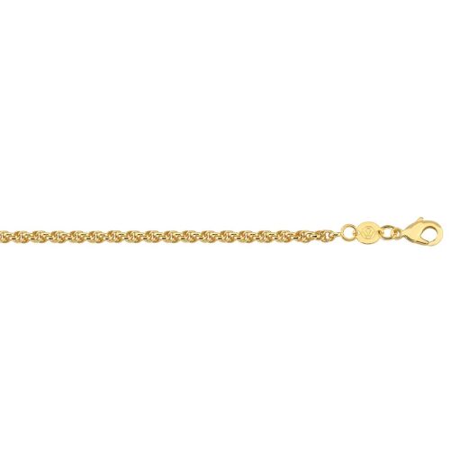 CORDAO BAIANO 2,4MM FOLHEADO A OURO 18K
