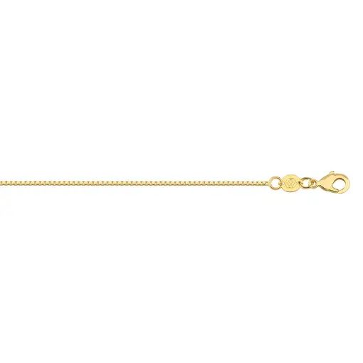 CORRENTE VENEZIANA 1,0MM FOLHEADO A OURO 18K