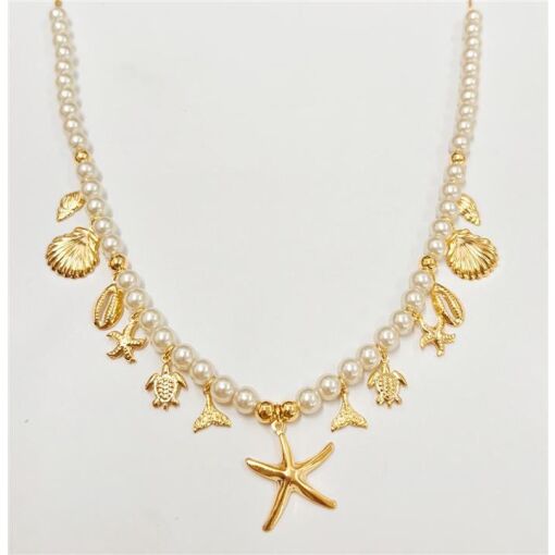 GARG MAR FOLHEADO A OURO 18K