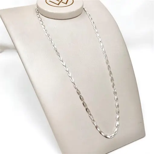 GARG ELOS OVAIS FOLHEADO A PRATA