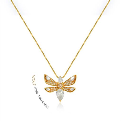 COLAR FOLHEADO A OURO 18K