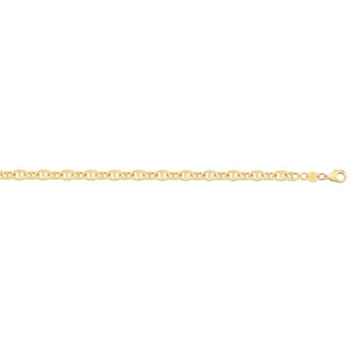 CORRENTE GUCCI 5MM FOLHEADO A OURO 18K