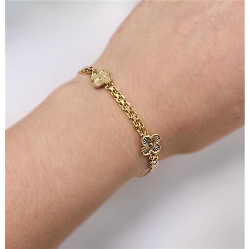 PUL M. ESPECIAL 3 TREVINHO  FOLHEADO A OURO 18K