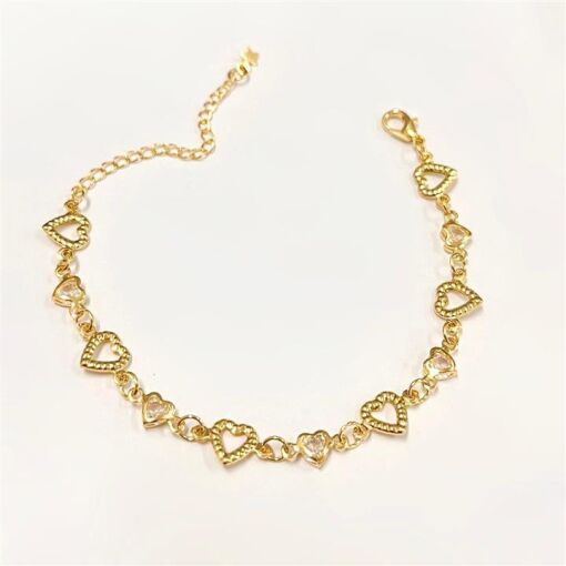 PUL CORAÇÕES  FOLHEADO A OURO 18K