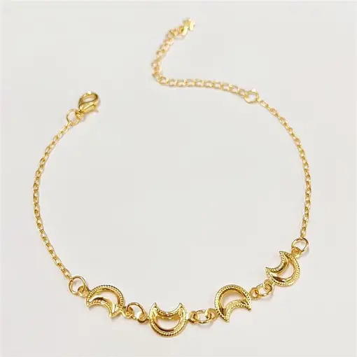 PUL LUA VAZADA FOLHEADO A OURO 18K