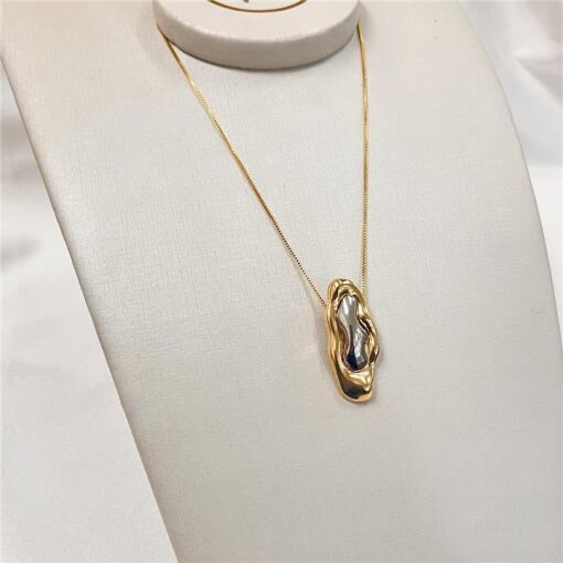 PING GOTA ORGANICA DUPLA FOLHEADO A OURO 18K