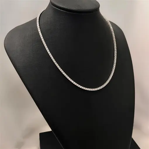 RIVIERA PRATA 925 MASC ZIRC 3MM 52CM PRATA 925