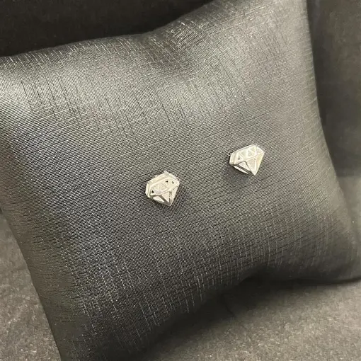 BR PINO DIAMANTE C/ ZIRCONIA  PRATA 925