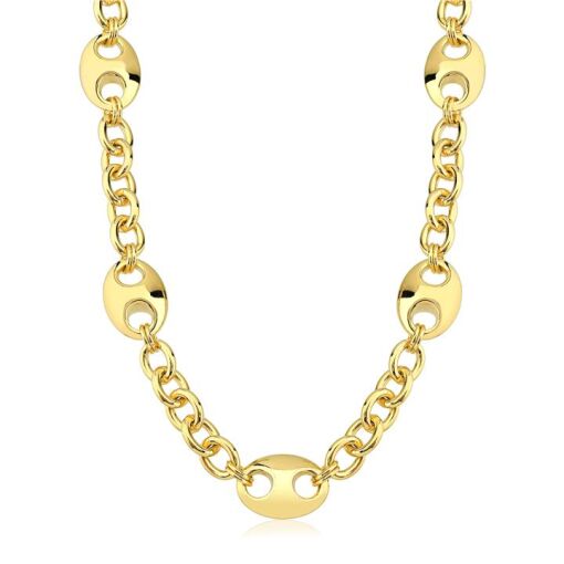 GARG  ELOS C/ GUCCI 2,5CM FOLHEADO A OURO 18K