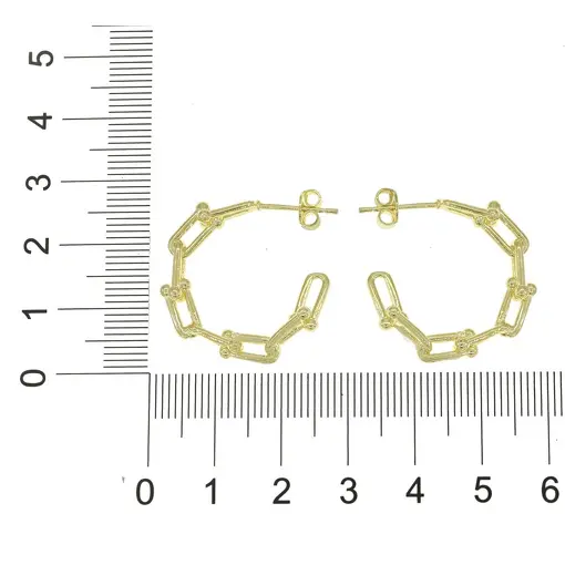 BR ARG PINO 2,5CM ELO TIPO CARTIER C/ BOLINHA PONTA FOLHEADO A P