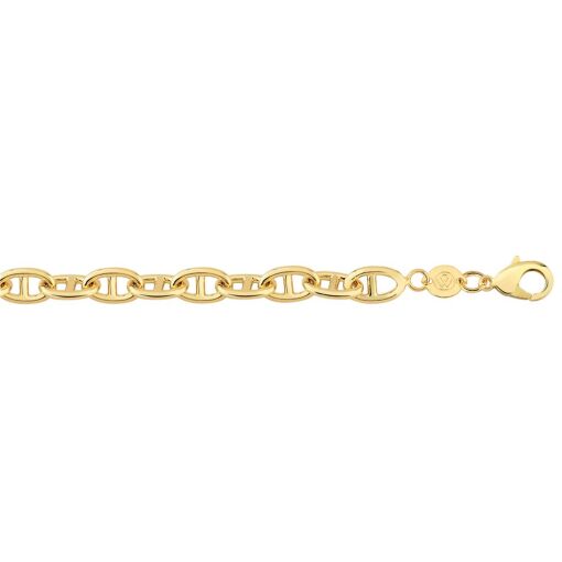 CORRENTE GUCCI 6MM FOLHEADO A OURO 18K