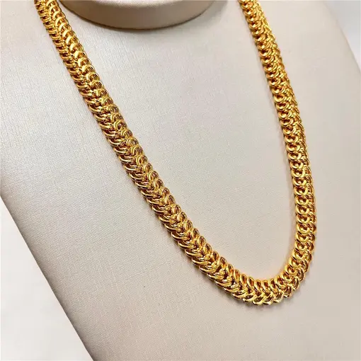 COR ESCAMA DE PEIXE 8,6MM FOLHEADO A OURO 18K