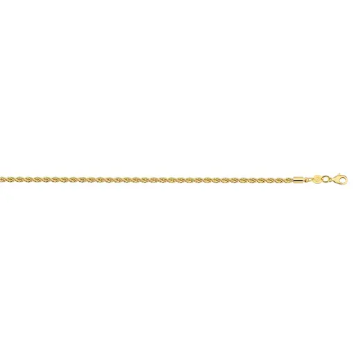 CORRENTE CORDAO BAIANO 2,9MM FOLHEADO A OURO 18K