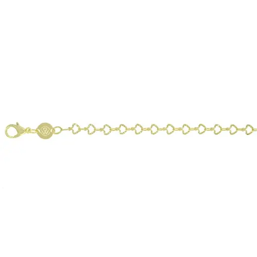 COR TRIANG 3,6MM VAZ DIAMANTADOS FOLHEADO A OURO 18K