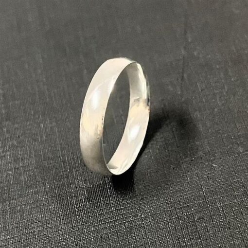 ALIANÇA LARGA 4,4MM PRATA 925