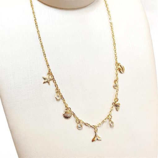 GARG  MAR  FOLHEADO A OURO 18K