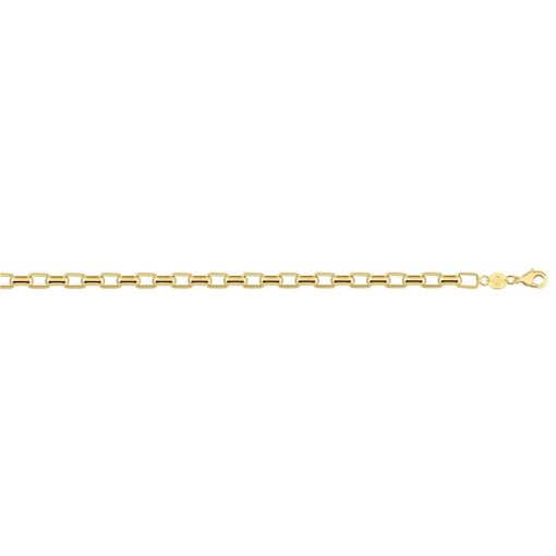 CORR CARTIE 5.1MM ELO REDO  FOLHEADO A OURO 18K