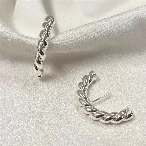 BR MEIA LUA TORCIDA 7MM FOLHEADO A PRATA