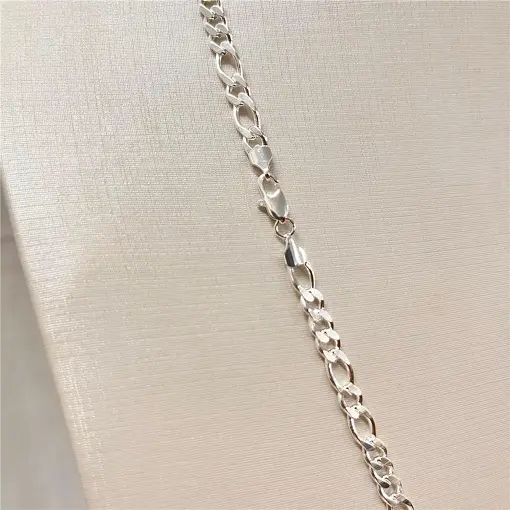 CORRENTE 3X1X1X1 4,6MM FOLHEADO A PRATA