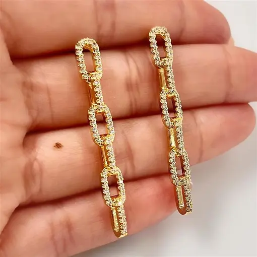 BR CRAVEJADO FOLHEADO A OURO 18K