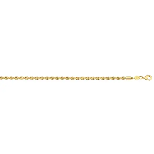 CORRENTE CORDAO BAIANO 3,9MM FOLHEADO A OURO 18K