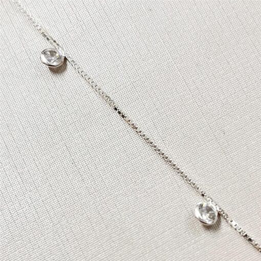 CHOCKER EM PRATA C/ CORAÇÃO PRATA 925