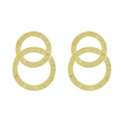 BR PINO ELOS BULGARI FOLHEADO A OURO 18K
