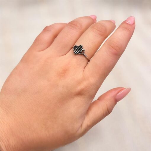 ANEL PEQUENO CACTOS PRATA 925