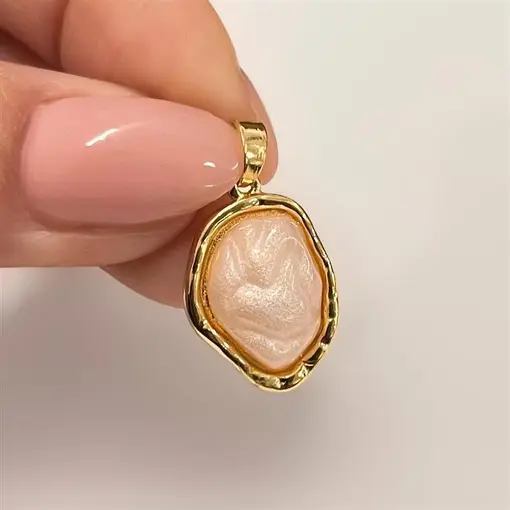 PING  MADREPEROLA FOLHEADO A OURO 18K