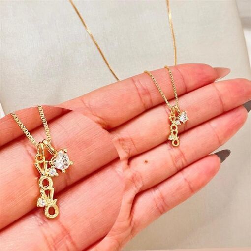 GARG VOVÓ C/ CORAÇÃO  FOLHEADO A OURO 18K