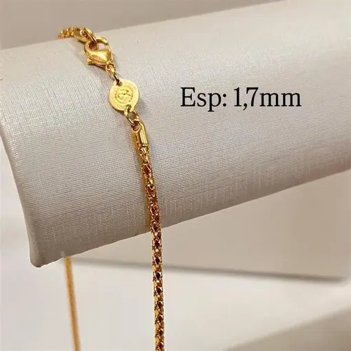 FOLHEADO A OURO 18K