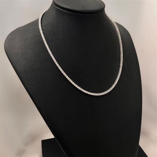 RIVIERA PRATA 925 MASC ZIRC 3MM 52CM PRATA 925