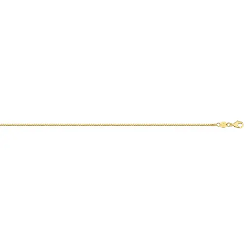 CORRENTE VENEZIANA 1,5MM FOLHEADO A OURO 18K