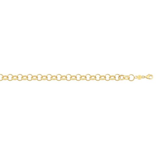 CORRE PORTUGUESA 8.0MM FOLHEADO A OURO 18K
